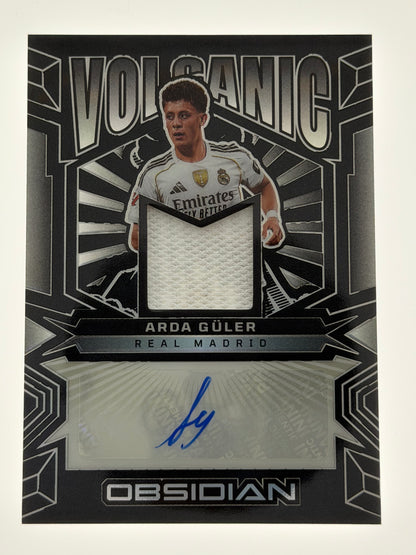 2025-26 Panini - Obsidian Soccer Volcanic Material Signatures 064/199 - Arda Guler