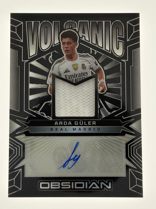 2025-26 Panini - Obsidian Soccer Volcanic Material Signatures 064/199 - Arda Guler